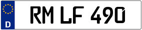 Truck License Plate